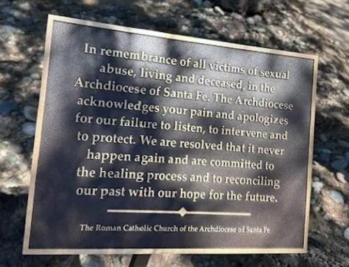 Remembrance: Santa Fe installs plaque to victims of clergy sexual abuse