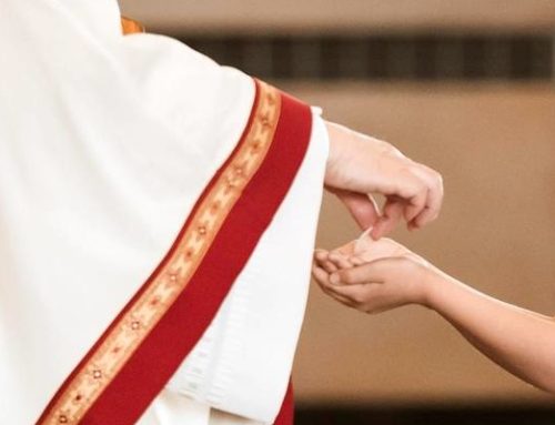 When it comes to receiving Holy Communion, kneeling isn’t the problem