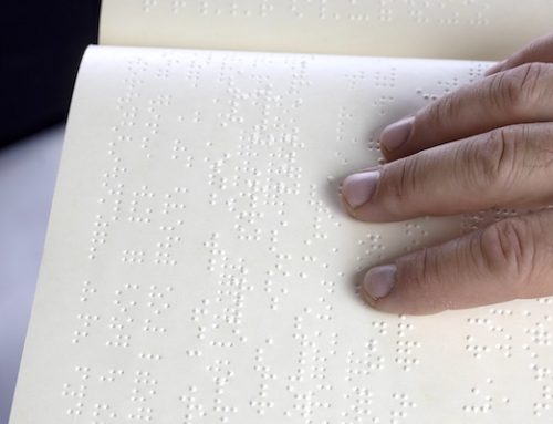 Some good news: a book in braille!