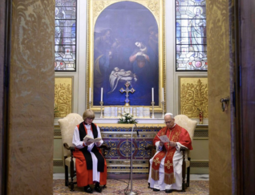 Pope Leo meets, prays with Dame Sarah Mullally, Archbishop of Canterbury
